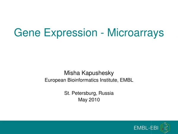 Gene Expression - Microarrays