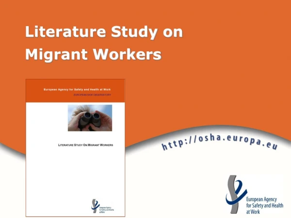 Literature Study on Migrant Workers