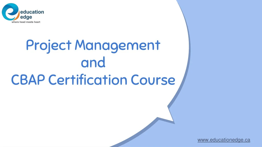 project management and cbap certification course