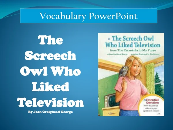 Vocabulary PowerPoint