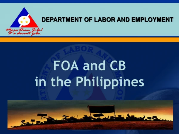 FOA and CB  in the Philippines
