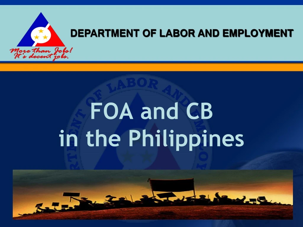 foa and cb in the philippines