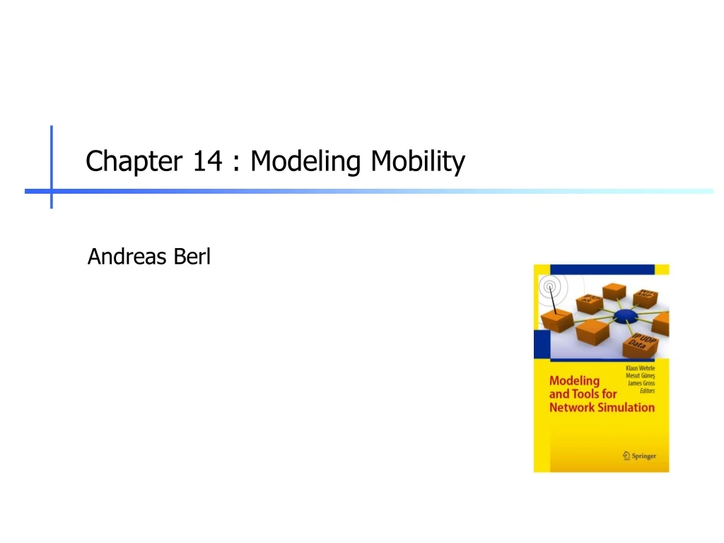 chapter 14 modeling mobility