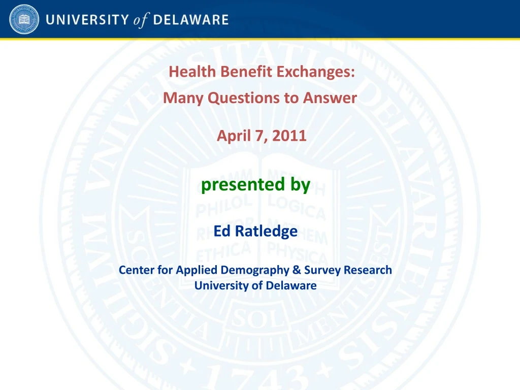 health benefit exchanges many questions to answer april 7 2011