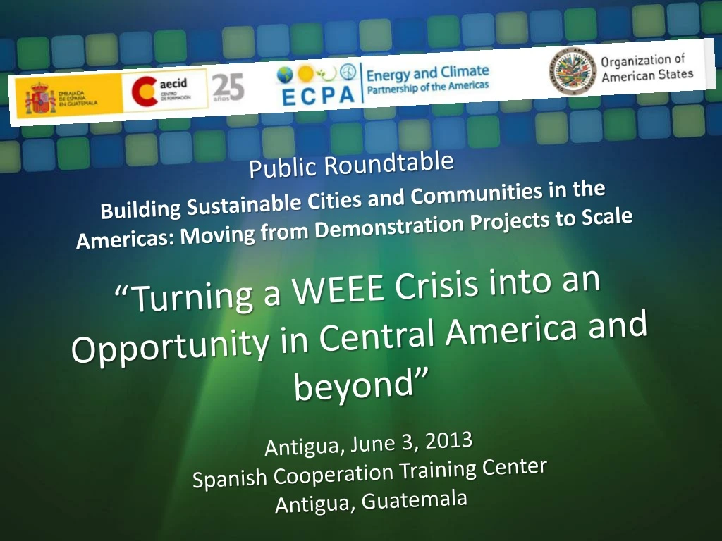 public roundtable building sustainable cities
