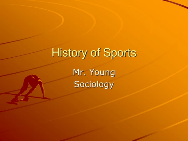 History of Sports