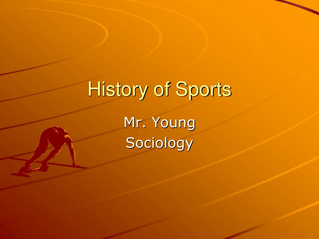 history of sports