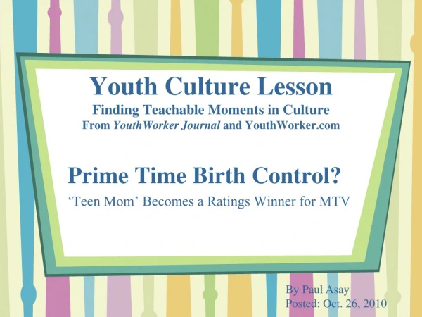 Prime Time Birth Control? ‘Teen Mom’ Becomes a Ratings Winner for MTV