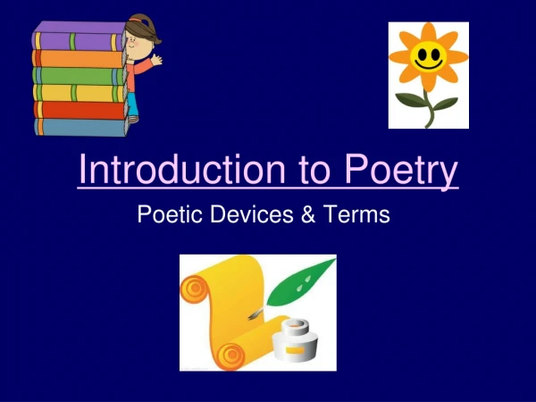 Introduction to Poetry