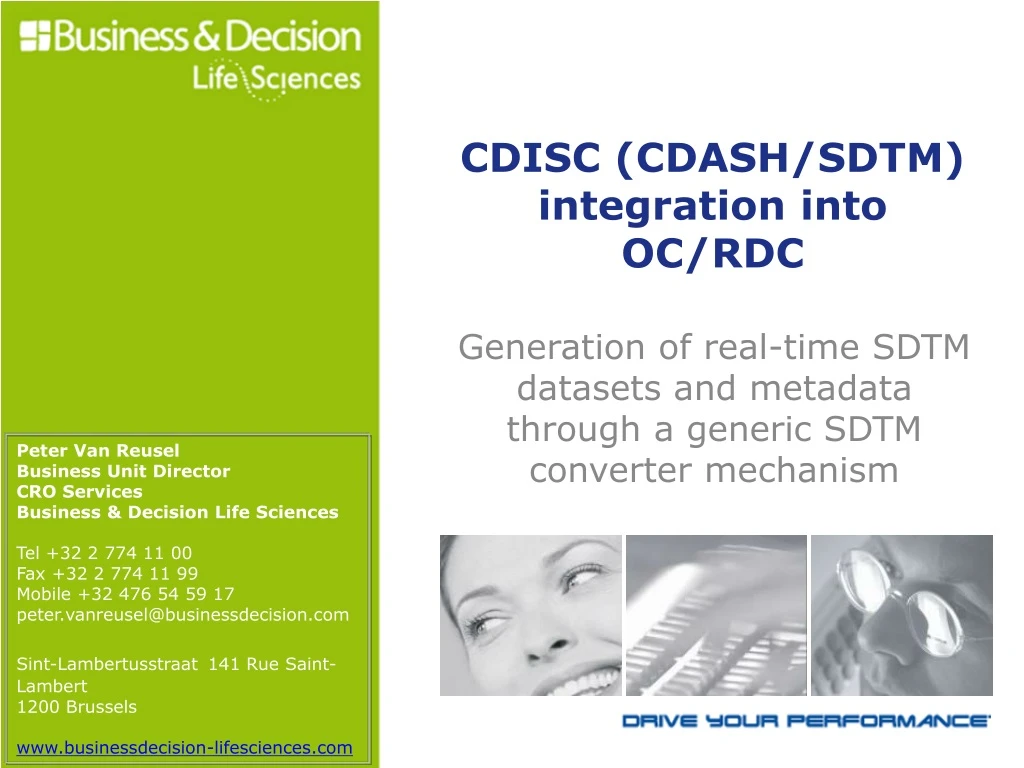 cdisc cdash sdtm integration into oc rdc