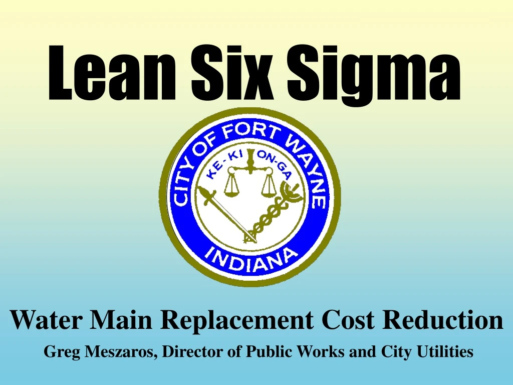 lean six sigma