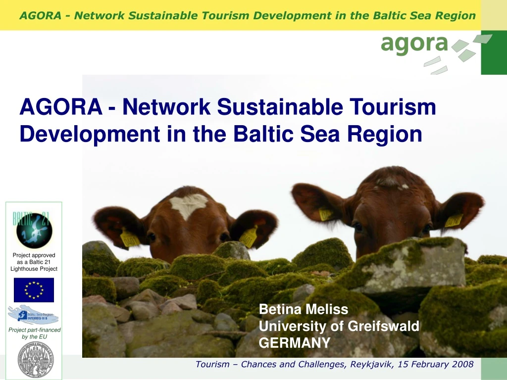 agora network sustainable tourism development in the baltic sea region
