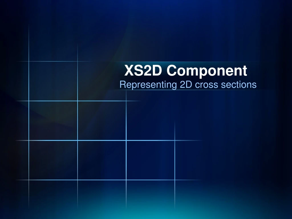 xs2d component