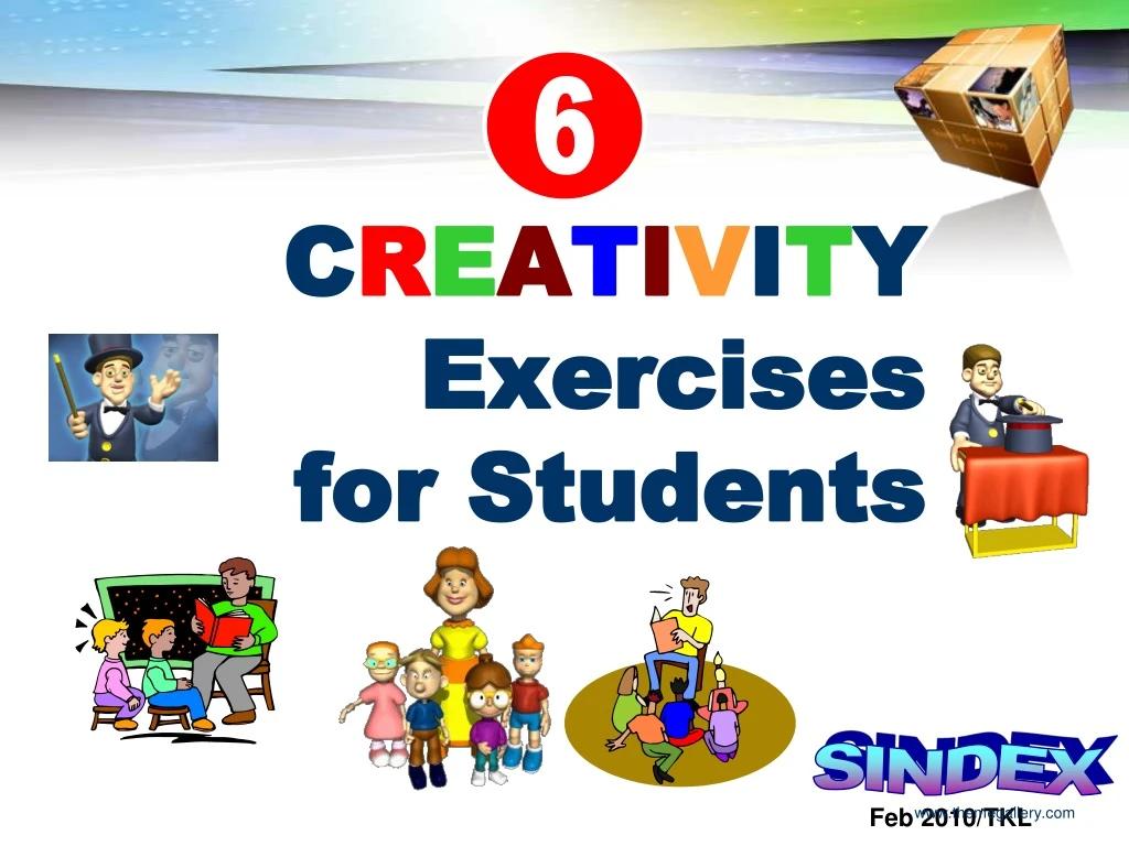 c r e a t i v i t y exercises for students