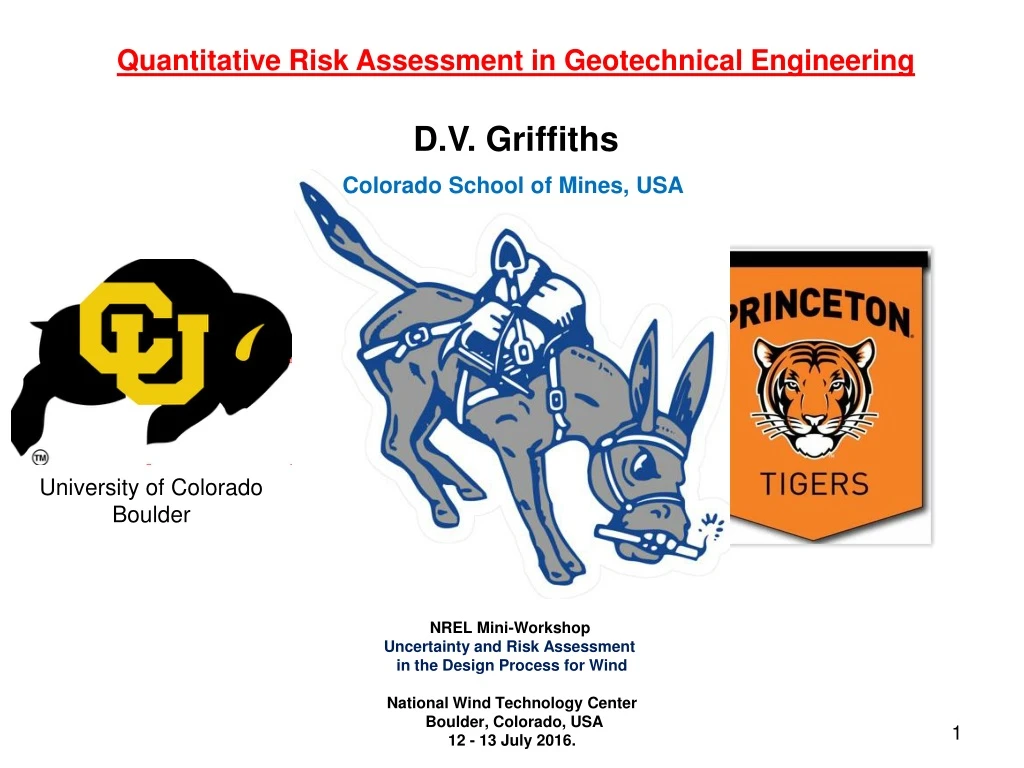 quantitative risk assessment in geotechnical