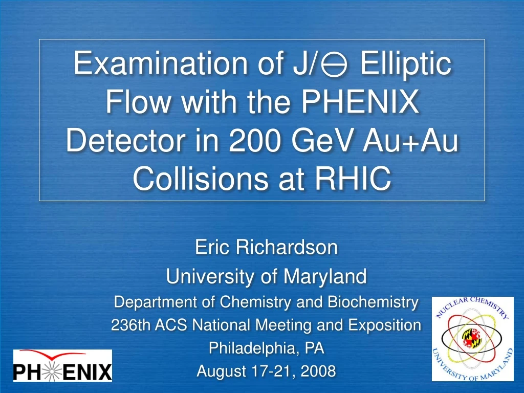 examination of j elliptic flow with the phenix detector in 200 gev au au collisions at rhic