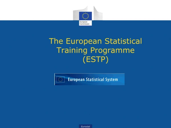 The European Statistical Training Programme (ESTP)