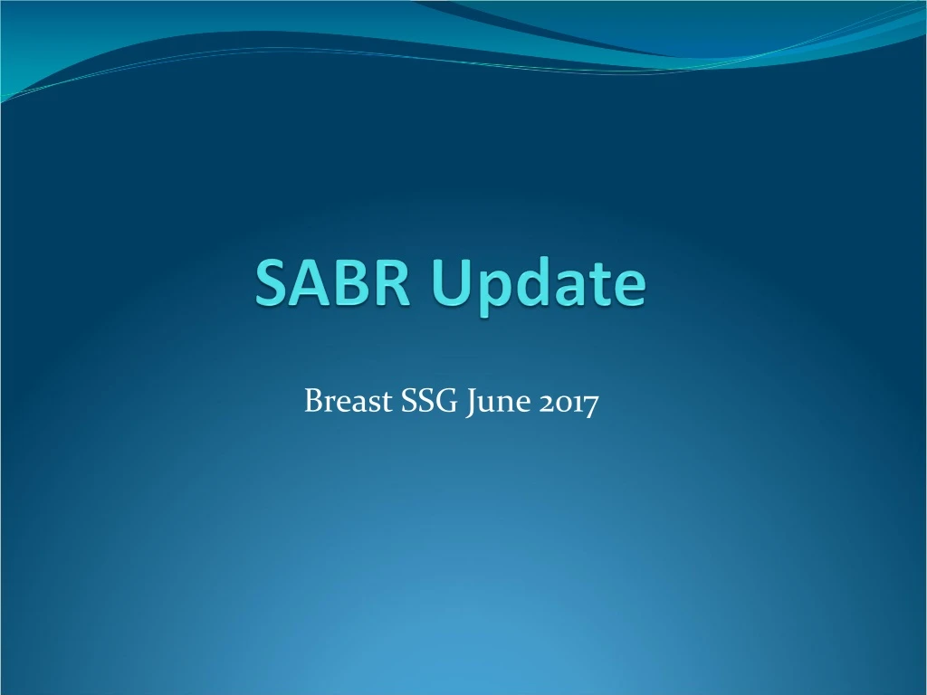 sabr update