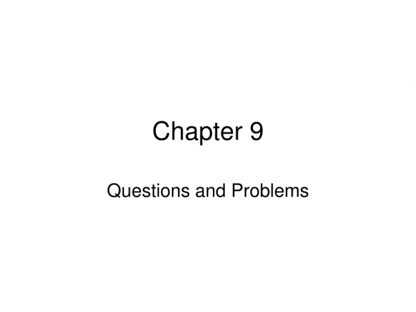 Chapter 9