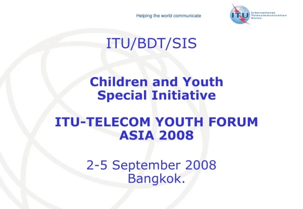ITU/BDT/SIS