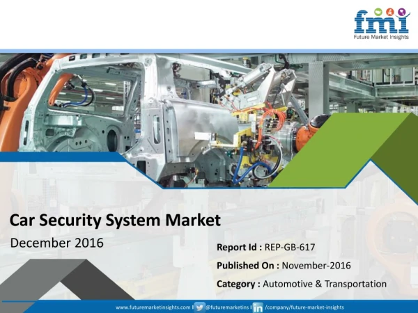 car security system market december 2016