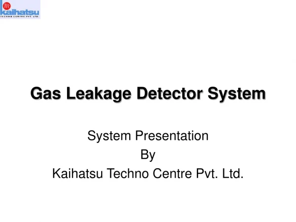 Gas Leakage Detector System