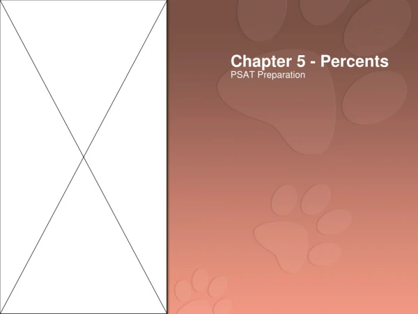 Chapter 5 - Percents
