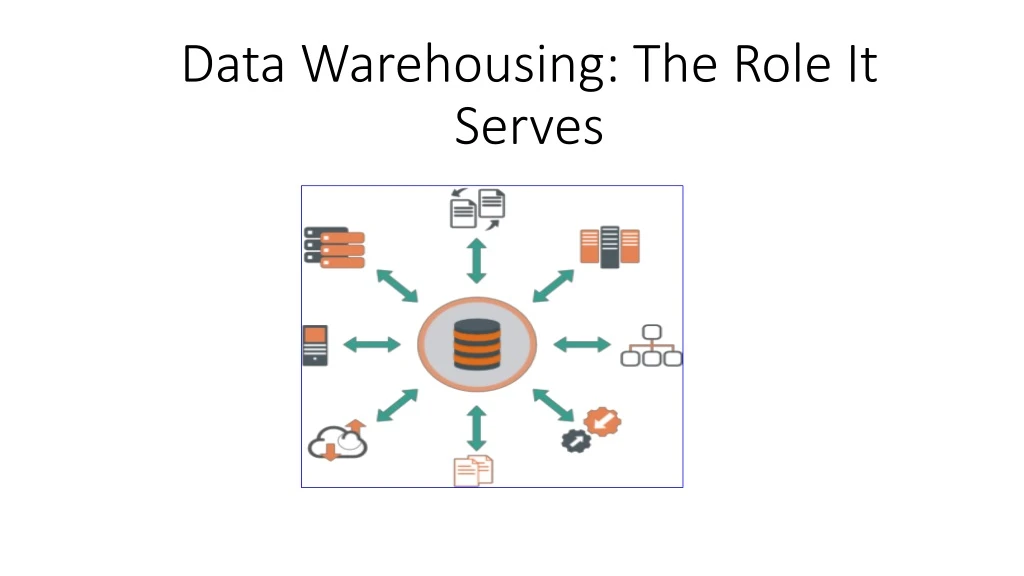 data warehousing the role it serves