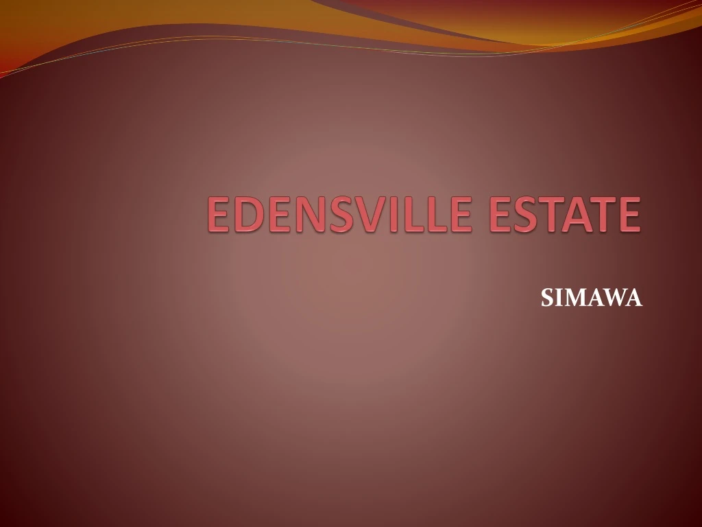 edensville estate