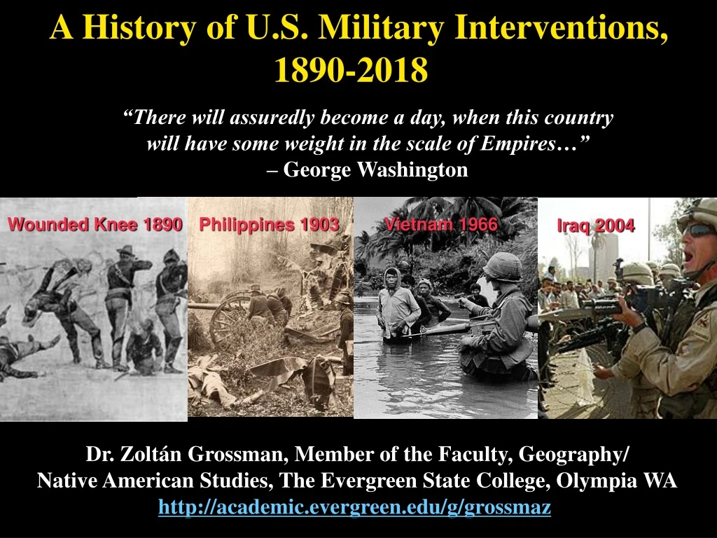 a history of u s military interventions 1890 2018