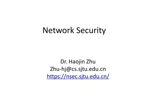 Network Security