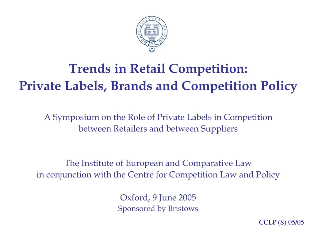 trends in retail competition private labels