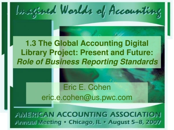 Eric E. Cohen eric.e.cohen@us.pwc