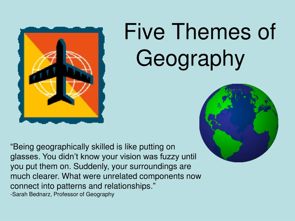 five themes of geography