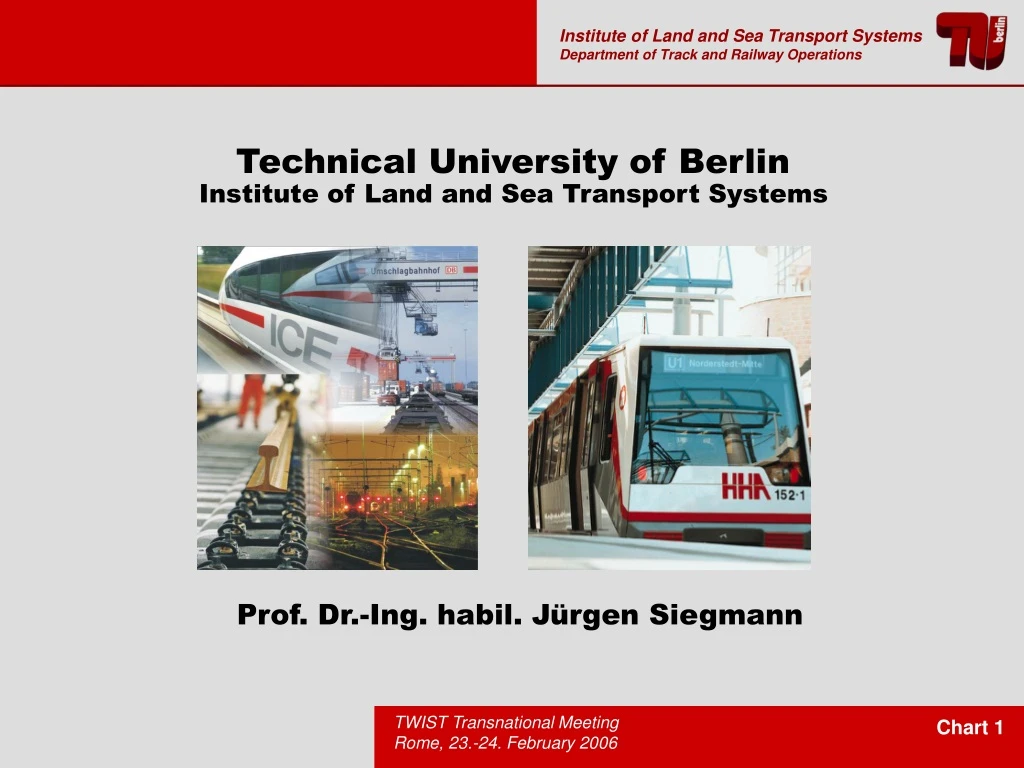 technical university of berlin institute of land
