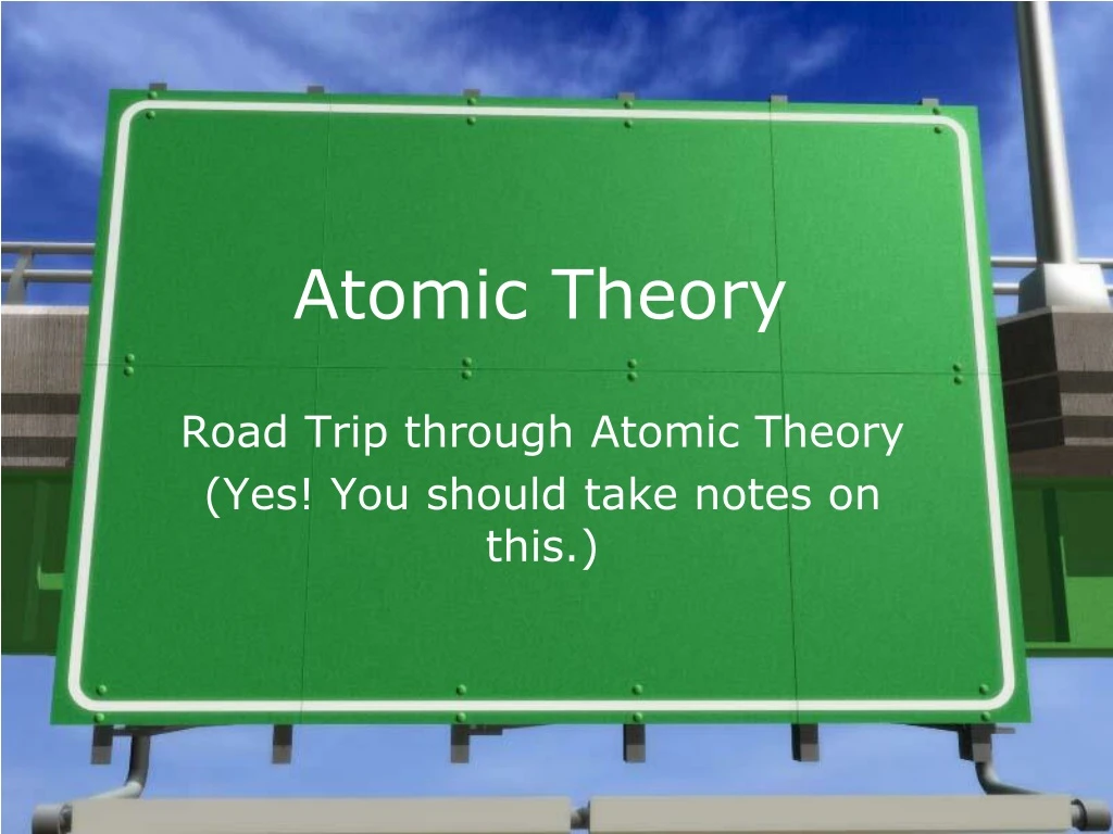 atomic theory