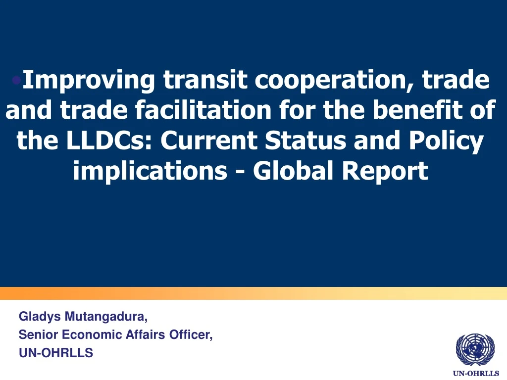 improving transit cooperation trade and trade