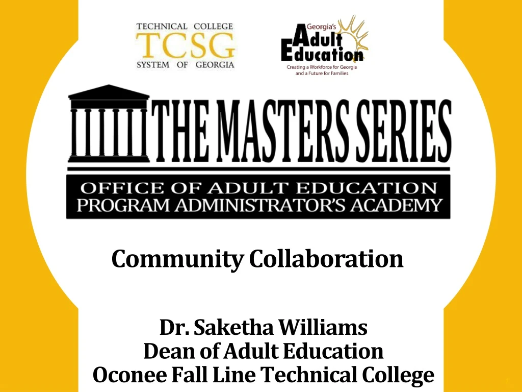 dr saketha williams dean of adult education oconee fall line technical college