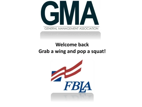Welcome  back Grab a wing and pop a squat!