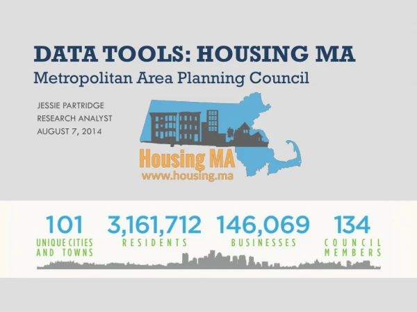Data Tools: Housing MA Metropolitan Area Planning Council