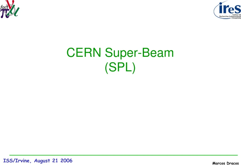 cern super beam spl
