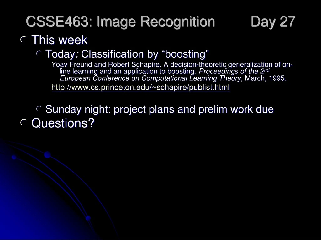 csse463 image recognition day 27