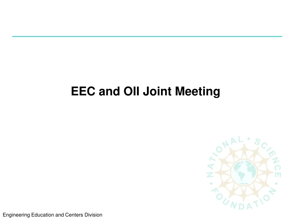 eec and oii joint meeting