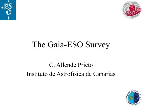 The Gaia-ESO Survey