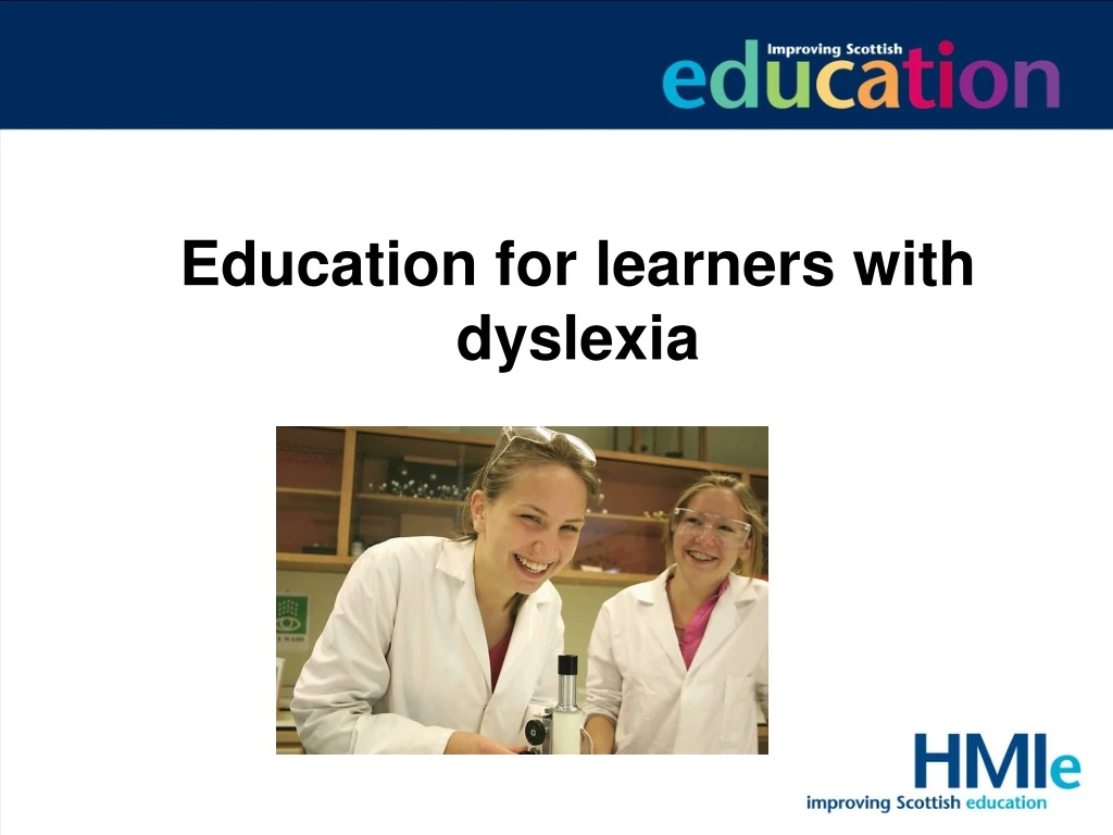 education for learners with dyslexia