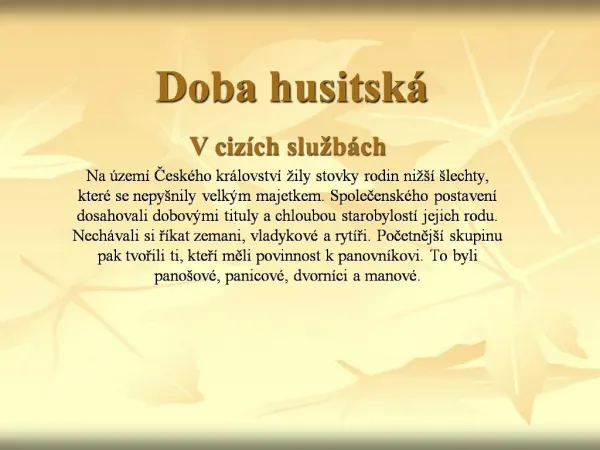 Doba husitsk