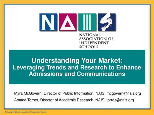 Understanding Your Market: Leveraging Trends and Research to Enhance Admissions and Communications