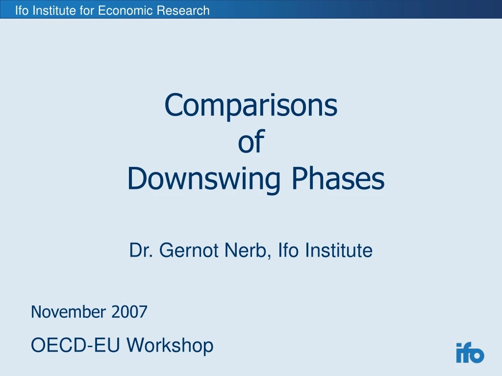 comparisons of downswing phases