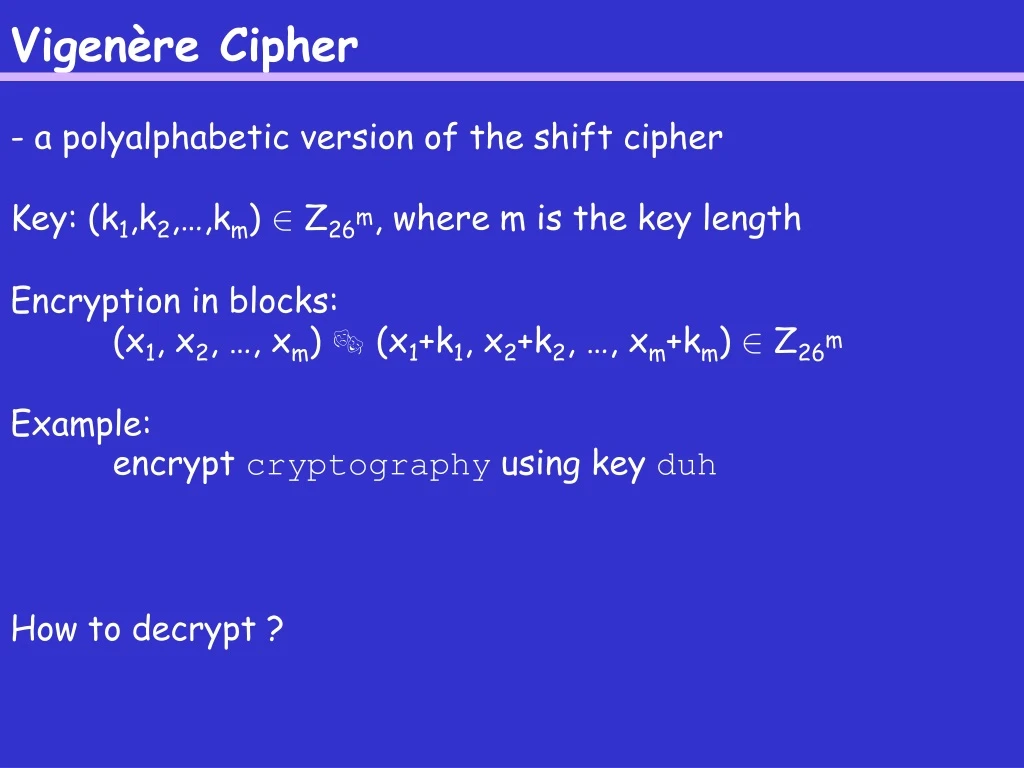 vigen re cipher