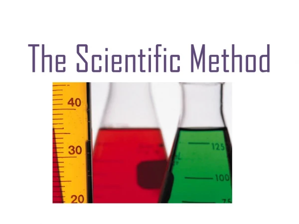 The Scientific Method